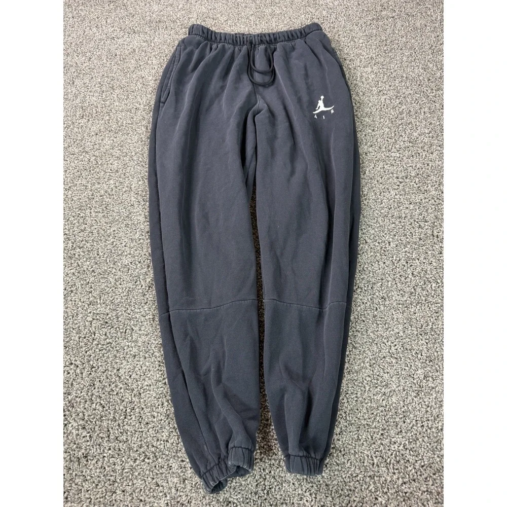Nike Jordan Essential Fleece Jogger Sweatpants Men's Size Medium Black
